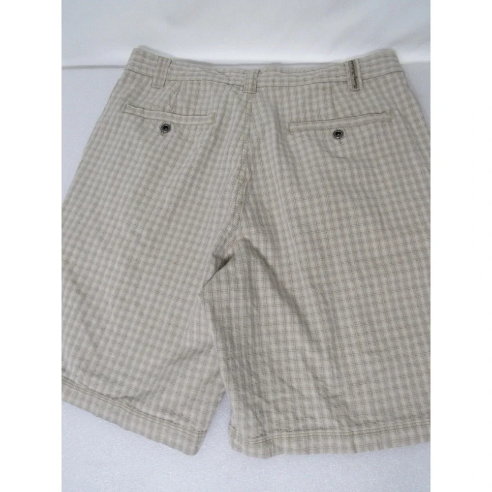 Tommy Bahama Brown 70% Silk Cotton Men's Golf Shorts‎ Size 33
